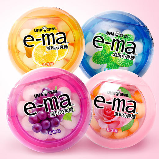 溢玛葡萄味/柠檬味/薄荷味/玫瑰味爽喉糖33g 多层乐趣的润喉糖 063551/063552/063553/063928 商品图0