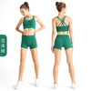 爆款夏季裸感交叉美背套装两件套运动瑜伽性感短裤欧美luulu瑜伽服【57.0系】 商品缩略图6