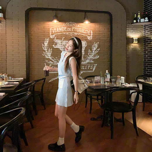 【99元任选2件】微信粉丝秒杀专场 仅此今天 活动结束下架【条纹呓语】短裙 商品图3