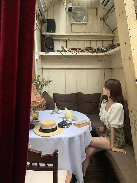 金蘑菇菇  enchante玫瑰花园 / 夏末实穿派 短袖衬衫+短裤 商品图6