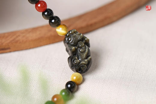 [ 子佩] 金曜石貔貅多圈手串 商品图4