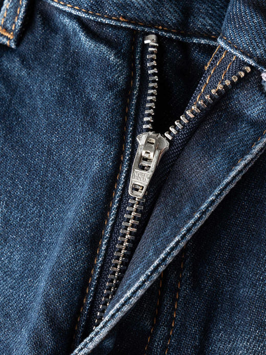 COCO ZONE  “冈山牛仔裤”复古设计感显瘦直筒裤CC1C1717 商品图7