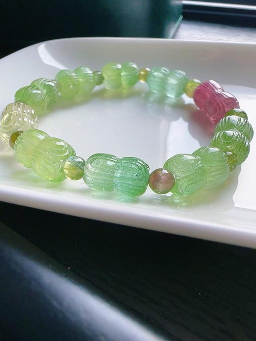 21.5g 雕刻碧玺手链 商品图0