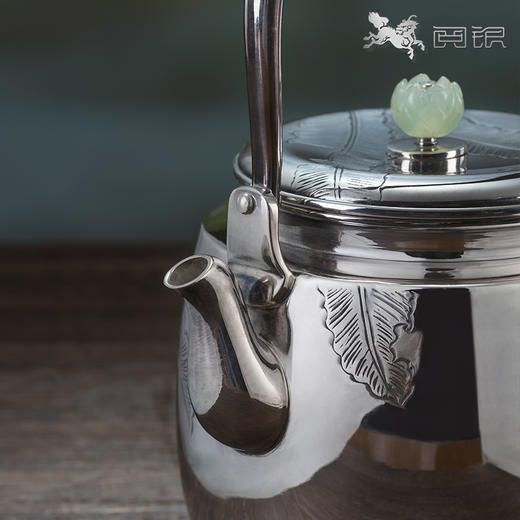 阅银 茶具《家大业大》烧水壶 999足银手工茶器茶杯茶壶送礼家用 商品图4