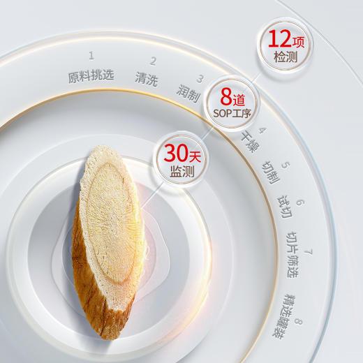 【正宗同仁堂品牌】北京同仁堂 青源堂 黄芪250克中片 精切工艺 大小均匀SY 商品图7