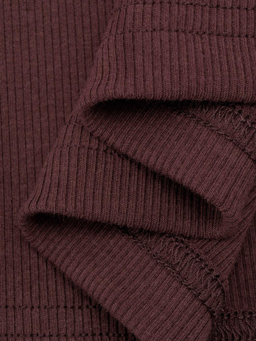 COCO ZONE "丁达尔”简约圆领短袖T恤纯色纽扣显瘦上衣CC1B1520 商品图7