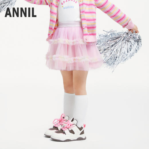 女童多巴胺幻彩半裙新款安奈儿童装实体店同款XG433651 商品图2