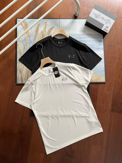 E@ 2024夏季新款 男士 速干透气健身训练T恤 礼盒装一盒两件 Z-11813 商品图12