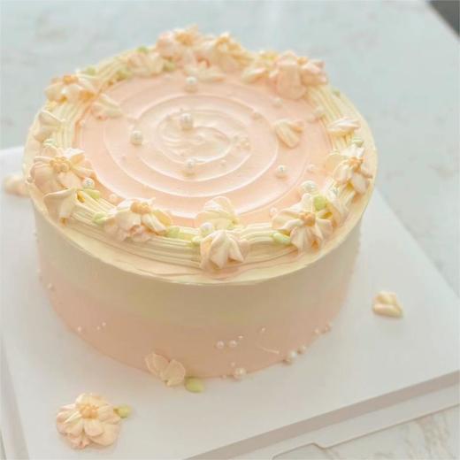 【甜久荟 法式“涟漪”蛋糕】 如同心上的涟漪 温柔的颜色 在蛋糕上开出花朵 低糖健康 无化学添加剂 展示图片为6寸 8寸 商品图1