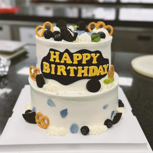 【甜久荟 法式"蓝海"】蓝莓奥利奥装饰 纯动物鲜奶蛋糕 无化学添加 低糖 好吃又健康 商品图1