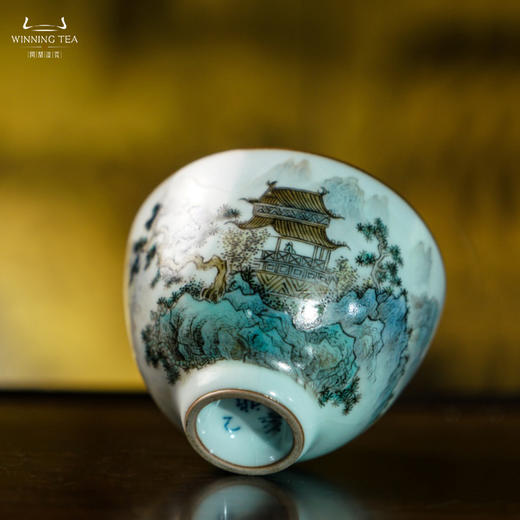 问鼎汝瓷鼎峰系列月白小鸿声杯（静观山色） 商品图3