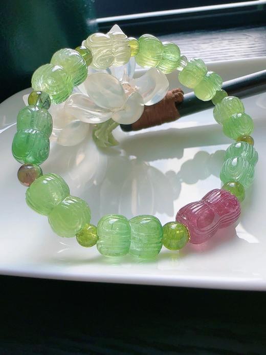 21.5g 雕刻碧玺手链 商品图1