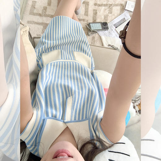 【99元任选2件】微信粉丝秒杀专场 仅此今天 活动结束下架【条纹呓语】短裙 商品图2