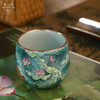 问鼎汝瓷鼎峰系列天青精工款金钟杯（绘画荷风锦鲤）（缺货） 商品缩略图3