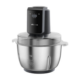 小熊绞肉机不锈钢切碎机电动小型搅拌机2.5L