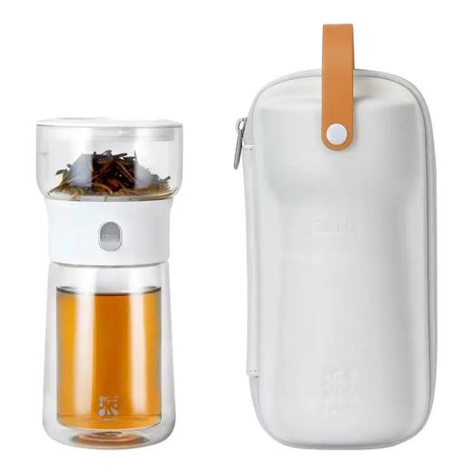 哲品 派.T-MAKER-玻璃版派杯升级版便携单人泡茶杯户外旅行露营功夫茶具套装配茶具包 商品图1