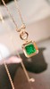 0.49ct 祖母绿锁骨链 商品缩略图1
