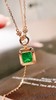 0.49ct 祖母绿锁骨链 商品缩略图0