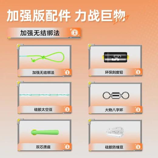 佳钓尼新款无结鲢鳙线组大物线组手工精绑鲢鳙线组 商品图4