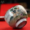 问鼎汝瓷鼎峰系列月白精工款敦善杯（粉彩绘画桂花双兔）（缺货） 商品缩略图3
