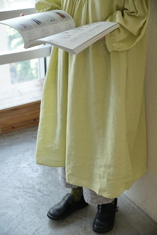 Robe de peau芥末黄连衣裙 商品图2