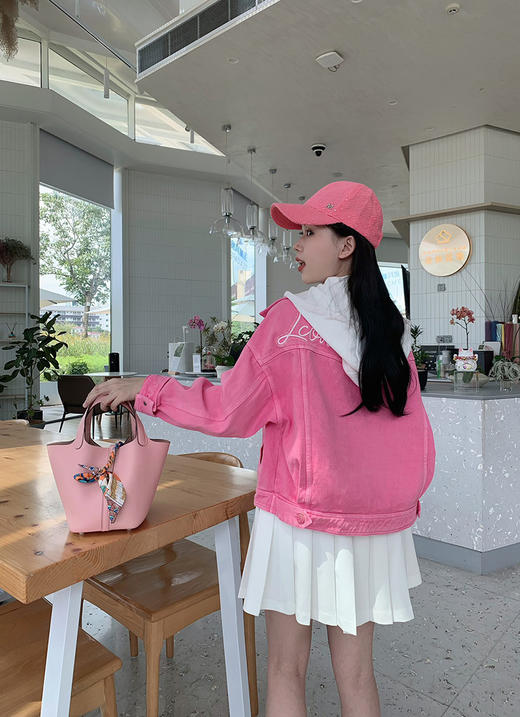 带帽假两件牛仔外套（水洗产品） 9521010035 商品图9