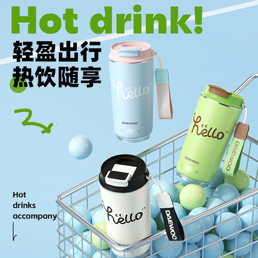 大宇新品便携保温烧水杯D18  【300mL容量】 商品图0