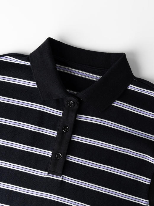 COCO ZONE 夏季POLO领连衣裙短袖气质长裙CC2B1216 商品图5