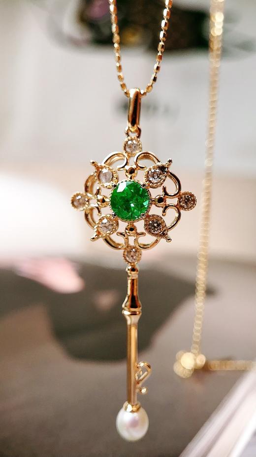 0.46ct 祖母绿吊坠 商品图0