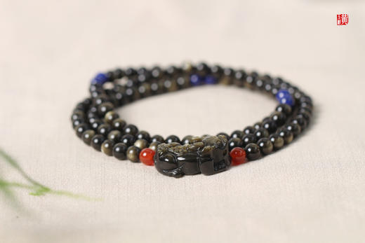 [ 鹰扬 ]  金曜石貔貅多圈手串 商品图1