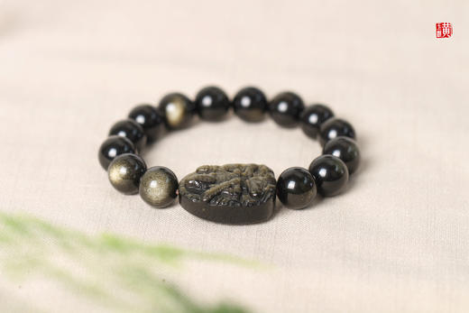 十二生肖本命佛金曜石手串 商品图2