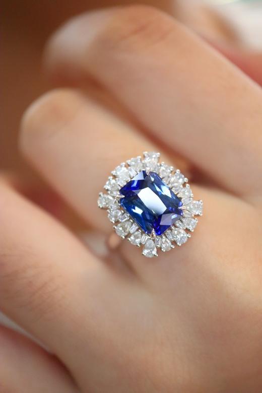 3.06ct 蓝宝石戒指 商品图6