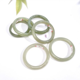 和田玉手镯-水青宽条60A4