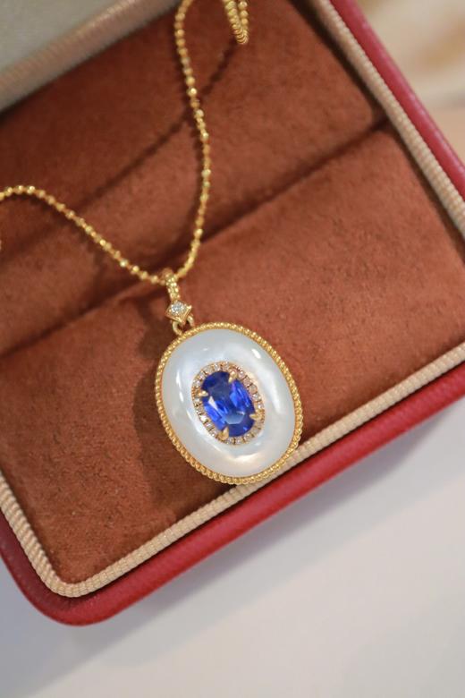 1.22ct 蓝宝石吊坠 商品图5