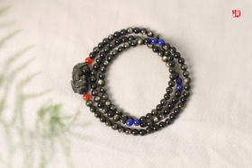 [ 鹰扬 ]  金曜石貔貅多圈手串