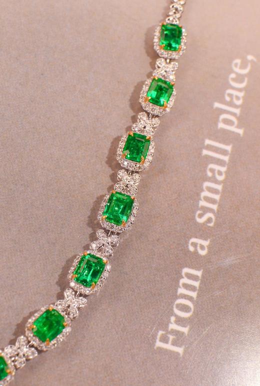 3.36ct 祖母绿手链 商品图1