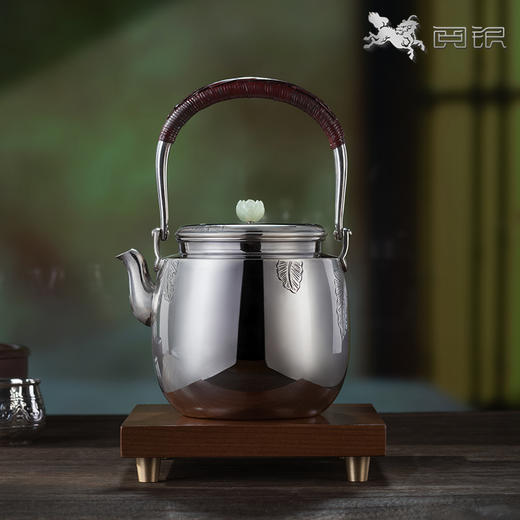 阅银 茶具《家大业大》烧水壶 999足银手工茶器茶杯茶壶送礼家用 商品图1