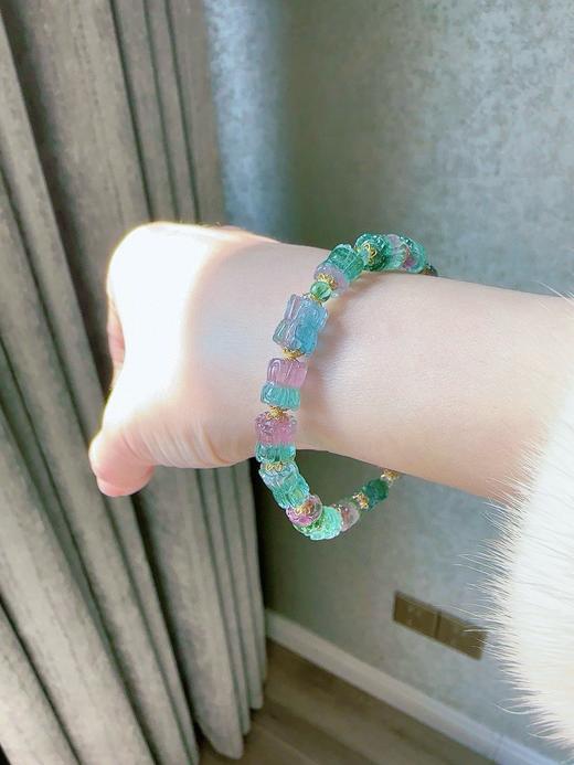 12.1g 雕刻碧玺手链 商品图7