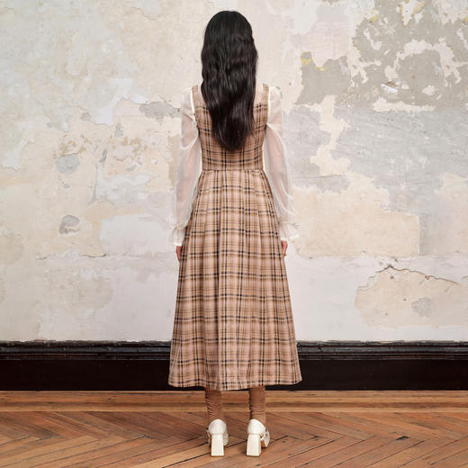 金闪蕾丝网纱内搭雪纺衫打底早秋美拉德 商品图4