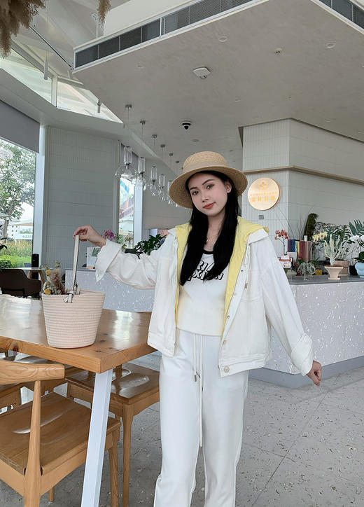 带帽假两件牛仔外套（水洗产品） 9521010035 商品图8