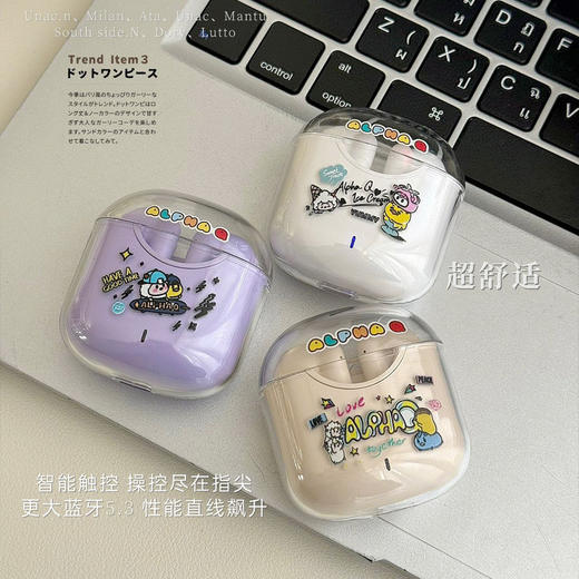 「高颜值！抖音同款」奥飞无线蓝牙耳机 卡通手机双耳入耳式运动连蓝牙耳机迷你新款耳机数码配件 商品图1