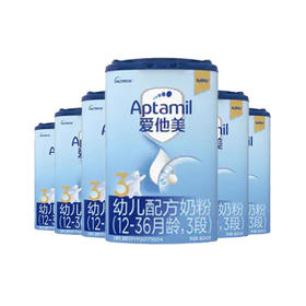 【整箱6罐】爱他美经典版3段幼儿配方奶粉800g/ATM-527589
