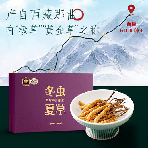 蔡府3A冬虫夏草4g(18根） 商品图3