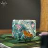 问鼎汝瓷鼎峰系列天青精工款金钟杯（绘画荷风锦鲤）（缺货） 商品缩略图0
