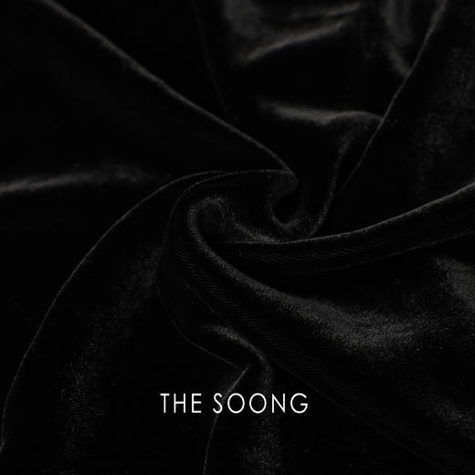 THESOONG | "纤穠美人”100%真丝丝绒连衣裙HBQZ3781 商品图2