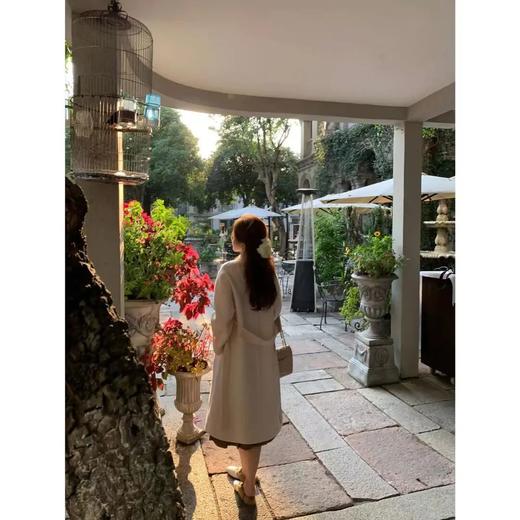 现货【都柏林 Berlin】升级定制面料！热力感大翻领双面羊驼大衣 商品图2