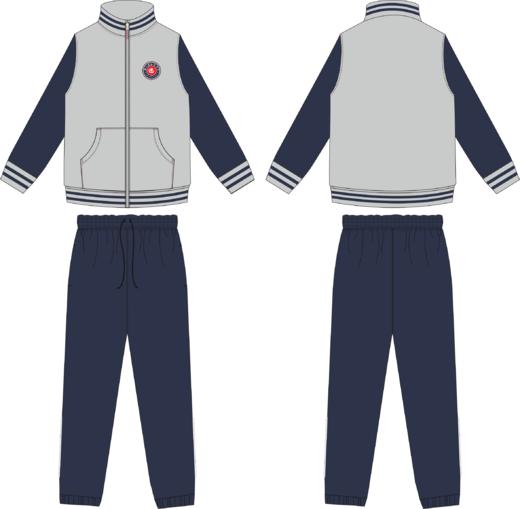 诸暨中学-棒球服套装 商品图0