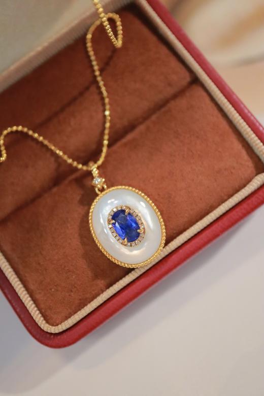 1.22ct 蓝宝石吊坠 商品图4