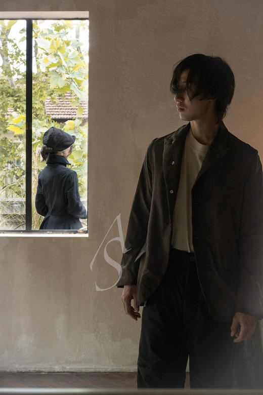 Paul Harnden  男士深棕色暗纹羊毛BLAZER西装外套 商品图8