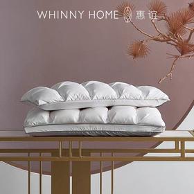 【春上新】10楼罗卡芙/惠谊高弹天然护颈乳胶成人抗菌鹅绒乳胶枕-华星秋月43*72cm吊牌价1980元/只   活动价1280元/只